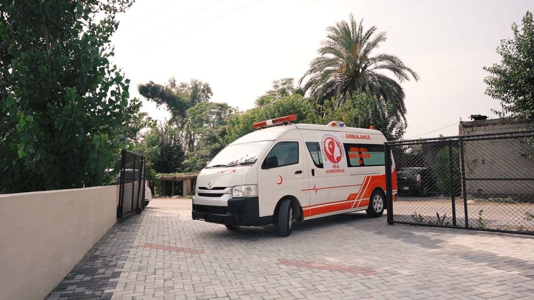Ambulance at the gate